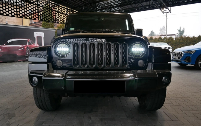 Jeep Wrangler cena 124894 przebieg: 66000, rok produkcji 2015 z Miłakowo małe 529